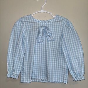 The Beaufort Bonnet Company Blue Gingham Blouse